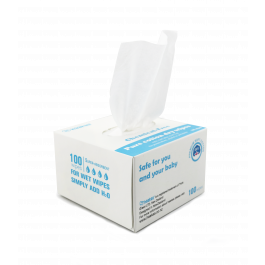 Cotton Dry Wipes 100 Pce