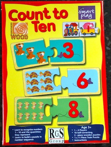 Count to Ten Wooden puzzle