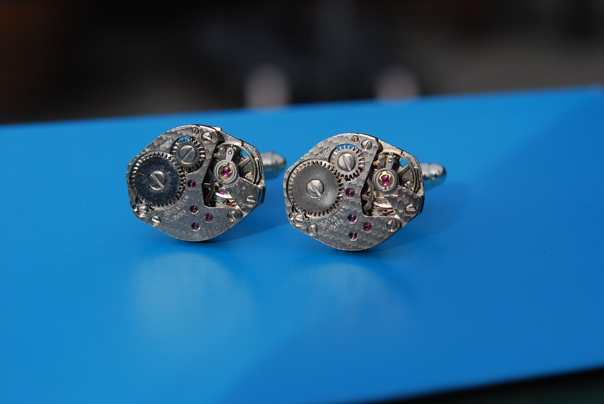 Stunning Incabloc Timepiece Cufflinks