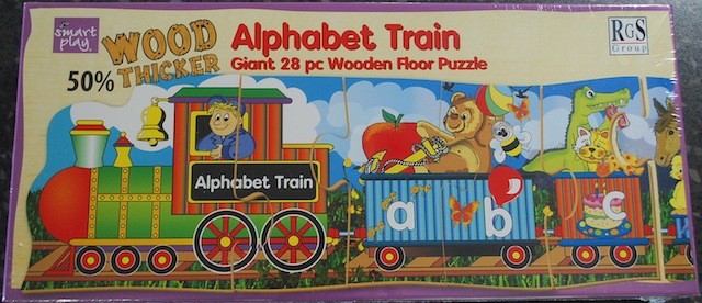 Alphabet Train Wooden Puzzle