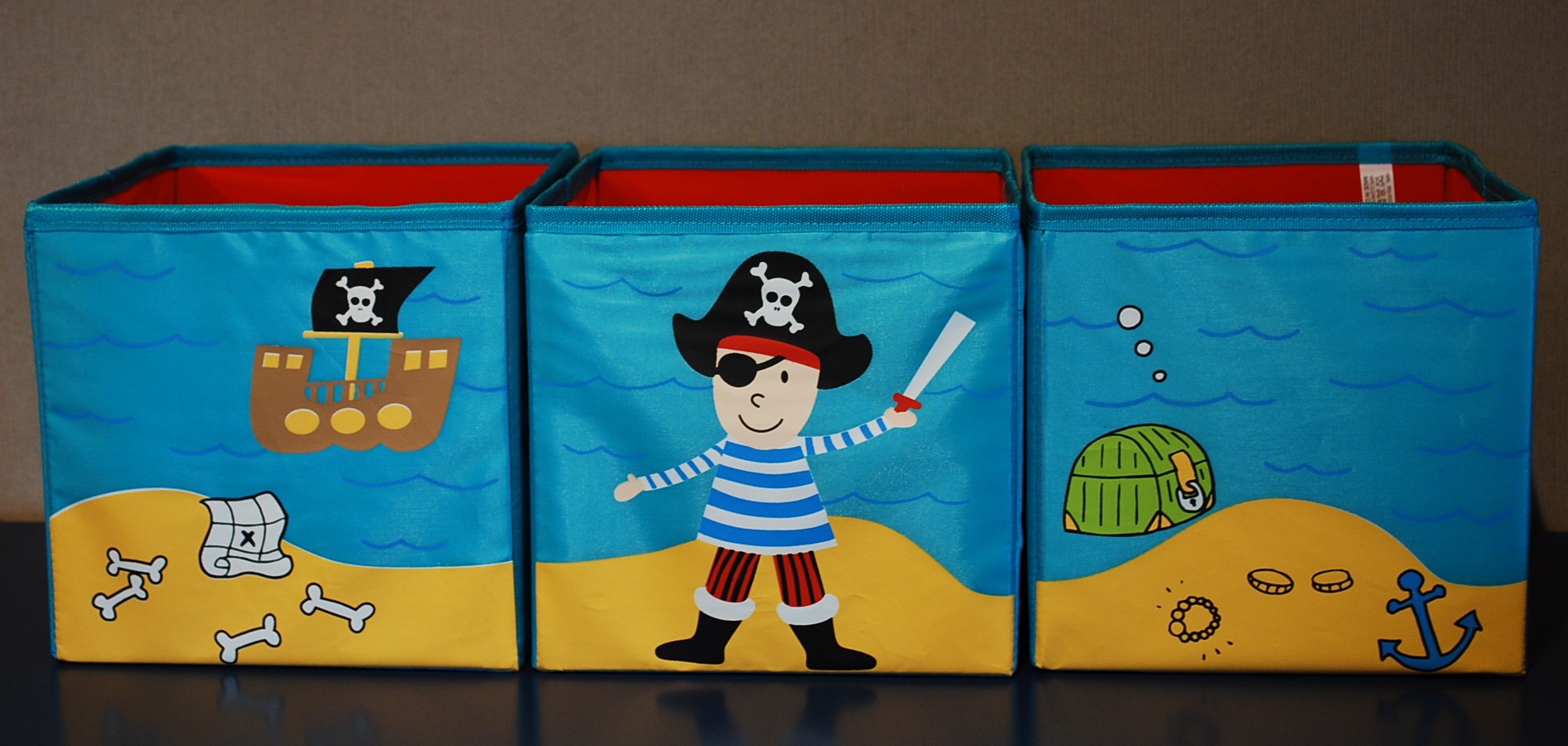 Pirate Storage Boxes