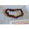 Natural Amber Bracelet - Cognac