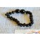 Natural Amber Bracelet - Dark Cherry
